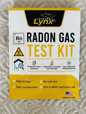Leaping Lynx Radon Gas Test Kit New